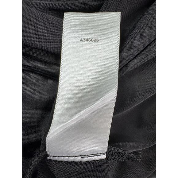 Laurie Felt Wrap Front Maxi Dress Dress L Black Goth Witchy Spooky Stretchy Glam - Picture 14 of 16